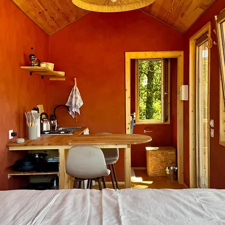 Tiny House En Lisiere De Bois 乡村民宿 *